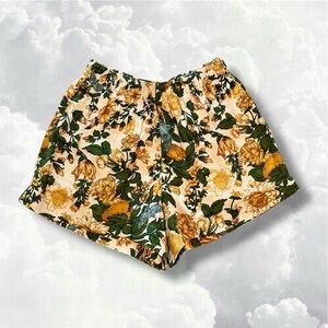 Abercrombie & Fitch High Waist Floral Shorts